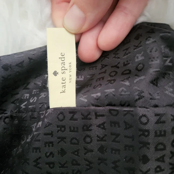 Kate Spade Black Leather Leighann Satchel / Tote Handbag (Mulberry Street) - Picture 11 of 14